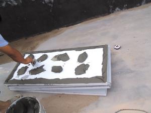 2、涂抹粘結(jié)砂漿