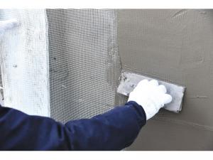 8、壓入玻纖網(wǎng)格布